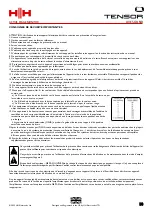 Preview for 10 page of HH Electronics Tensor TRM-1201 Owner'S Manual