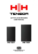 Preview for 1 page of HH TENSOR Series User Manual