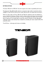 Preview for 2 page of HH TENSOR Series User Manual