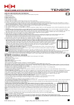 Preview for 13 page of HH TENSOR TRS-1500 User Manual