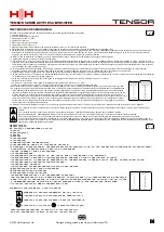 Preview for 14 page of HH TENSOR TRS-1500 User Manual