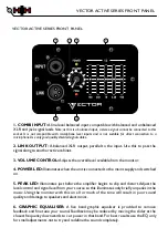 Preview for 10 page of HH Vector VRM-110A Manual