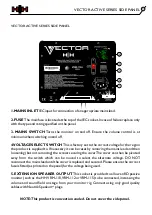 Preview for 11 page of HH Vector VRM-110A Manual