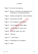 Предварительный просмотр 3 страницы HHB Circle 5A Service Manual