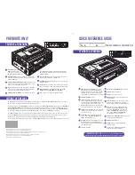 HHB Portadat PDR1000 Quick Reference Manual предпросмотр