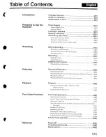 Предварительный просмотр 3 страницы HHB Portadat PDR1000TC Operating Instructions Manual