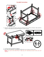 Предварительный просмотр 10 страницы HHG Thomasville Whitney 48in Desk with Powerstrip SPLS-WH48D-TV Manual