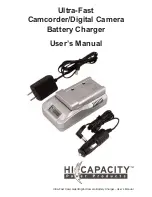 Hi Capacity Power Products Ultra-Fast Camcorder/Digital Camera Battery Charger User Manual preview