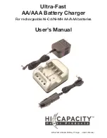 Предварительный просмотр 1 страницы Hi-Capacity Ultra-Fast AA/AAA User Manual