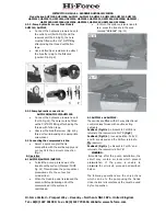 Предварительный просмотр 3 страницы Hi-Force AHP1120б Series Instruction Manual