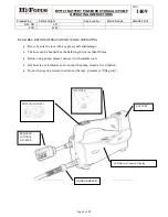 Предварительный просмотр 2 страницы Hi-Force BPP107 Operating Instructions Manual