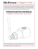 Hi-Force JCS Series Operating Instructions Manual preview