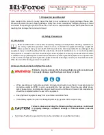 Preview for 3 page of Hi-Force JCS Series Operating Instructions Manual