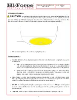 Preview for 7 page of Hi-Force JCS Series Operating Instructions Manual