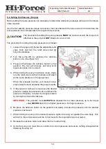 Предварительный просмотр 19 страницы Hi-Force Premium TPA-A Series Operating Instructions Manual