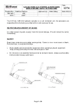 Hi-Force SJS10-M Operating And Safety Instructions Manual preview