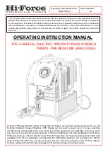 Preview for 1 page of Hi-Force TPE-A Series Operating Instructions Manual