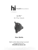 Предварительный просмотр 1 страницы hi Health Innavations ITC User Manual