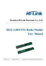 Hi-Link HLK-LD015-5G User Manual предпросмотр