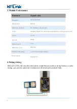 Preview for 5 page of Hi-Link HLK-LD1125H-24G Applications Manual