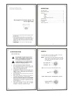 Preview for 1 page of Hi Sharp HS-CW8301 Manual