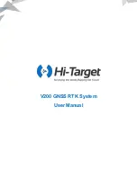 Предварительный просмотр 1 страницы Hi-Target V200 User Manual