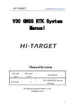 Hi-Target V30 Manual preview