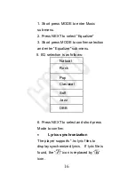 Preview for 16 page of Hi-Tech HE-MP44F User Manual