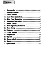 Предварительный просмотр 6 страницы Hi-view HD-1022 User Manual