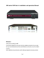 Preview for 1 page of Hi-view ME series User'S Installation And Operation Manual