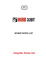 Предварительный просмотр 66 страницы HIAB 320T Operating Manual / Spare Parts List