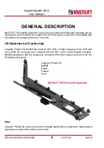 Preview for 6 page of HIAB Hooklift Multilift XR S Series User And Maintenance Manual