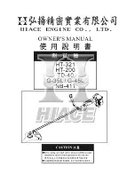 Preview for 1 page of Hiace G-35L Owner'S Manual