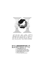 Preview for 12 page of Hiace G-35L Owner'S Manual