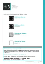 HiB SELV Hush Chrome Fitting Instructions preview