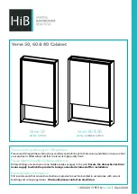 HiB Verve 50 Cabinet Fitting Instructions предпросмотр