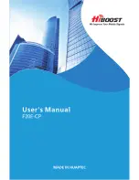 HiBoost F20E-CP User Manual предпросмотр