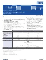 Preview for 4 page of HID iCLASS SE RKCLB40E Installation Manual