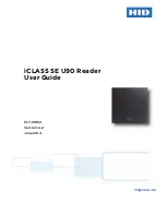 Preview for 1 page of HID iCLASS SE U90 Series User Manual