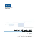 HID MaxiProx DFM Reader - 5375 Installation Manual preview