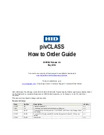 HID pivCLASS Quick Start Manual предпросмотр