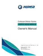 Hidea HDF6.8 Owner'S Manual предпросмотр