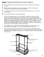 Предварительный просмотр 11 страницы Hideaway Beds Beta Bed Double Assembly Instructions Manual