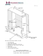 Предварительный просмотр 4 страницы Hideaway Beds CAVOBT(E) Assembly Manual