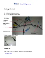 Preview for 2 page of Hides DC-105 Quick Installation Manual