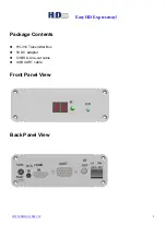 Предварительный просмотр 2 страницы Hides HV-310 Quick Installation Manual