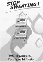 Preview for 1 page of Hidrex classic ION User Manual