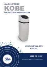 Hidro-Water KOBE WS1CI UF User& Installer'S Manual preview
