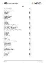Preview for 5 page of HIdRos LZT 05 Technical Manual