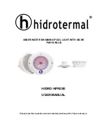 Hidrotermal HIDRO-NPN300 User Manual предпросмотр